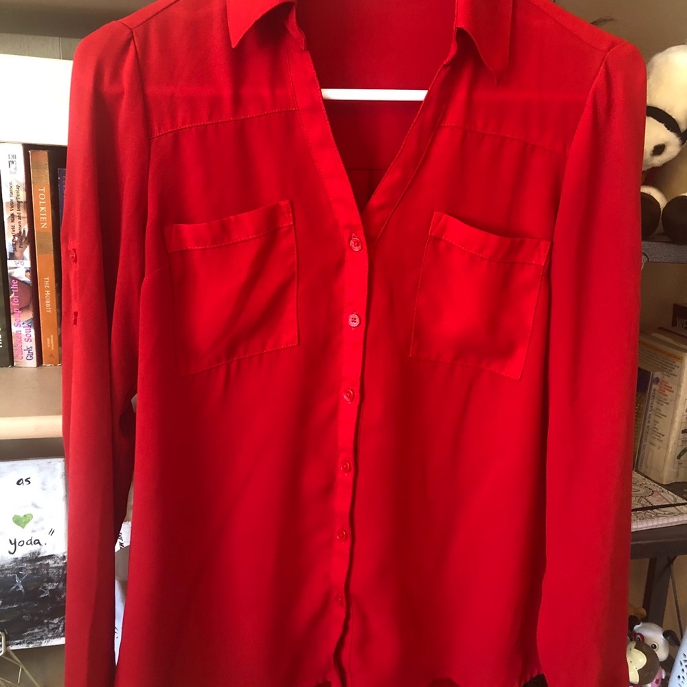 Red portofino shirt